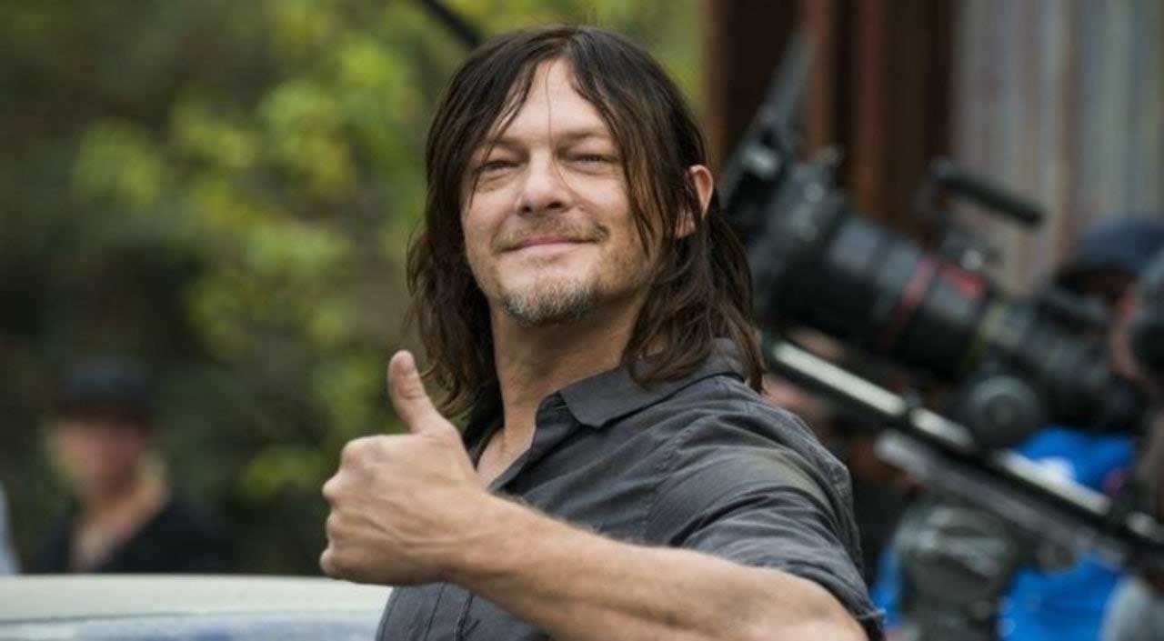 A picture of Norman Reedus from The Walking Dead.